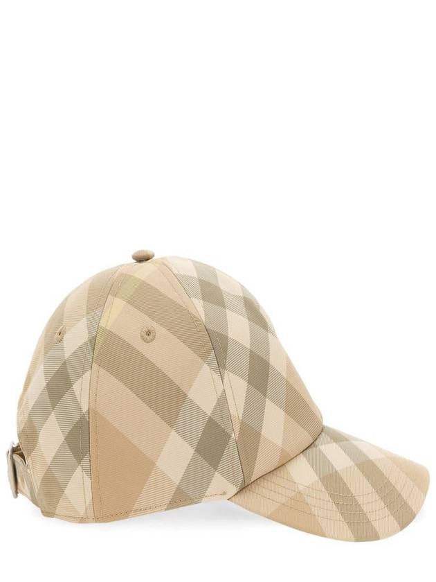 Check Ball Cap Beige - BURBERRY - BALAAN 4