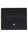 Men's Logo Card Wallet Black - MONTBLANC - BALAAN 6