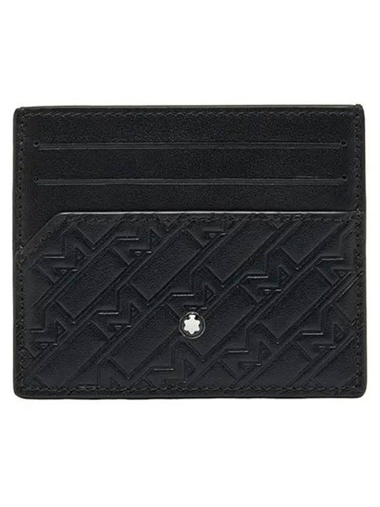 Men's Logo Card Wallet Black - MONTBLANC - BALAAN 2