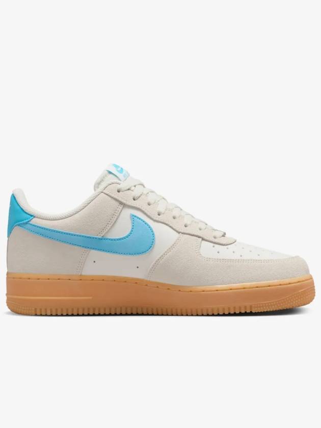 Air Force 1 07 LV8 M Phantom Gum Yellow Summit White Baltic Blue FQ8714 003 - NIKE - BALAAN 4