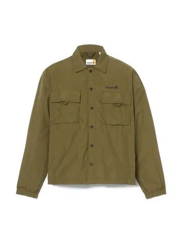 Men's Water Repellant Shirt Jacket Khaki - TIMBERLAND - BALAAN 1