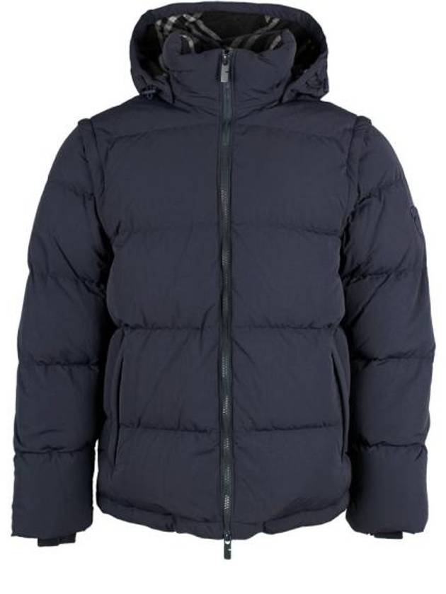 Bideford Detachable Sleeve Down Padding Navy - BURBERRY - BALAAN 2