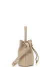 Logo Leather Mini Bucket Bag Beige - BURBERRY - BALAAN 3