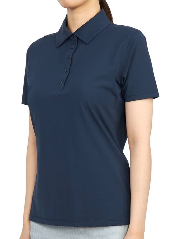 Women's Featherweight Short Sleeve PK Shirt Twilight - G/FORE - BALAAN 3