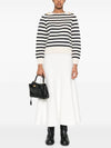 Marinière Boat Neck Knit Top Navy Off White - CELINE - BALAAN 3