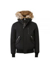 Dixon Nordic Tech Down Natural Fur Bomber Jacket Black - MACKAGE - BALAAN 2