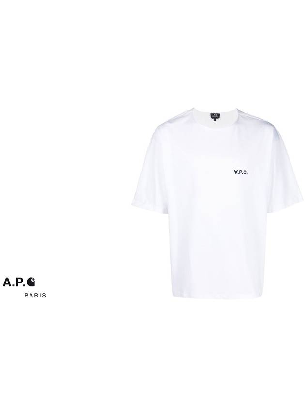 Jeremy Logo Short Sleeve T-shirt White - A.P.C. - BALAAN 3