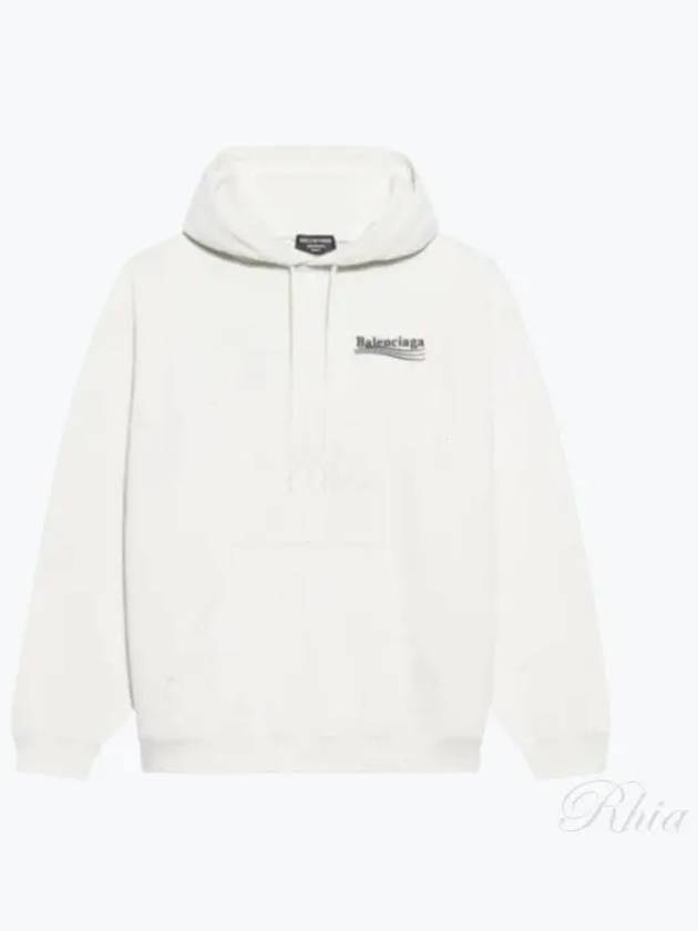 Political Campaign Medium Fit Hoodie White - BALENCIAGA - BALAAN 2