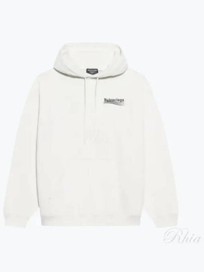 Political Campaign Medium Fit Hoodie White - BALENCIAGA - BALAAN 2