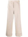 Typewriter Fit 5 Slacks Beige - THOM BROWNE - BALAAN 2