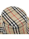 Check Boucle Bucket Hat Beige - BURBERRY - BALAAN 10