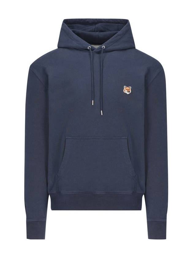 Fox Head Patch Regular Hoodie Navy - MAISON KITSUNE - BALAAN 2