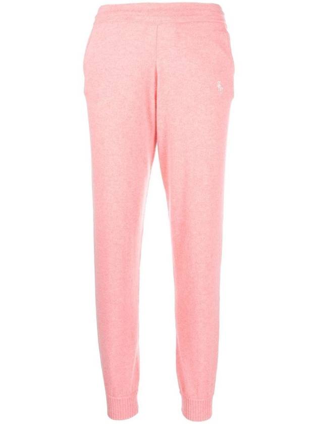 Training Cashmere Track Pants Pink - SPORTY & RICH - BALAAN 2