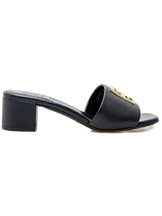 4G Leather Mules Black - GIVENCHY - BALAAN 1