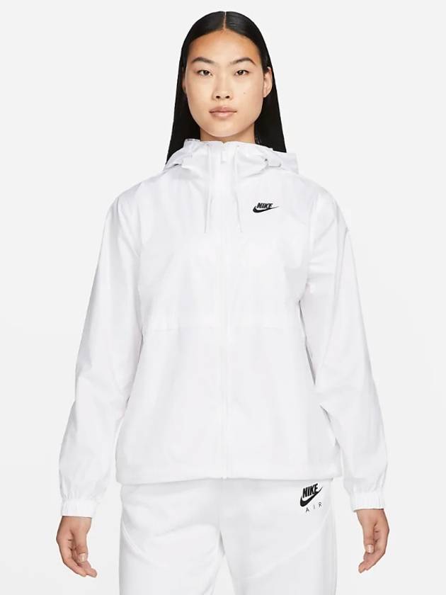 Women's Essentials Repel Woven Windbreaker White - NIKE - BALAAN 2