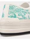 Walk NDior Toile De Jouy Sauvage Motif Platform Low Top Sneakers Aquamarina - DIOR - BALAAN 3