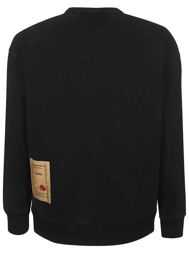 Garment Dyed Cotton Jersey Sweatshirt Black - TEN C - BALAAN 4