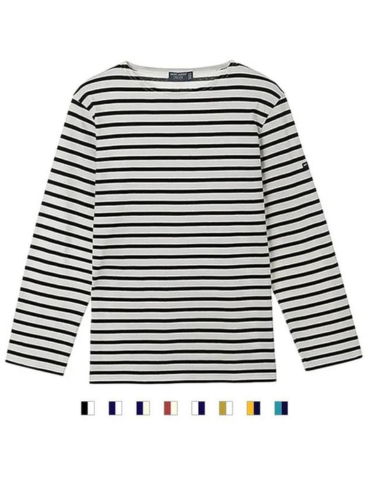 Minquire Modern Stripe Long Sleeve T-Shirt - SAINT JAMES - BALAAN.