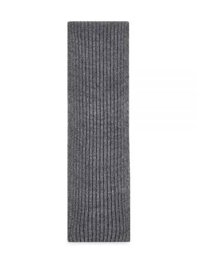 Logo short gray muffler SCARF 1157099 - ANDERSEN-ANDERSEN - BALAAN 1