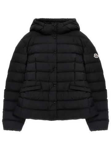 Moncler Kids 8 10 EGISTO Hooded Down Jacket Black - MONCLER - BALAAN 1