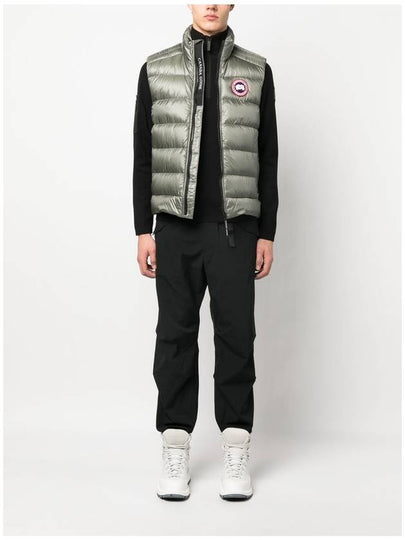 Crofton Logo Patch Padded Vest Sagebrush - CANADA GOOSE - BALAAN 2