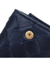 Intrecciato Trifold Half Wallet Navy - BOTTEGA VENETA - BALAAN 9