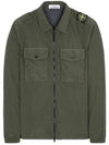 Naslan Light Overshirt Zip-up Jacket Khaki - STONE ISLAND - BALAAN 2