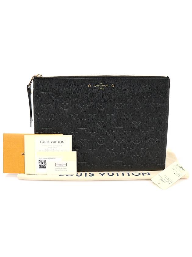 M62937 Black Monogram Empreinte Daily Pouch Clutch - LOUIS VUITTON - BALAAN 2