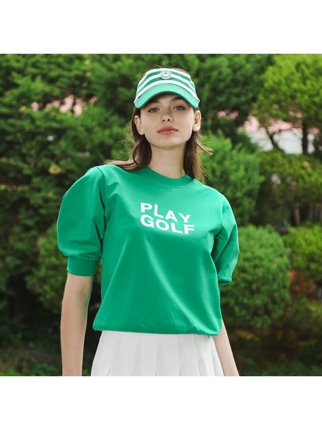 NEW PLAY GOLF Play Golf Volume Short Sleeve T-Shirt GREEN - MONBIRDIE GOLF - BALAAN 1