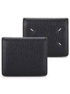 Stitch Leather Compact Half Wallet Black - MAISON MARGIELA - BALAAN 2