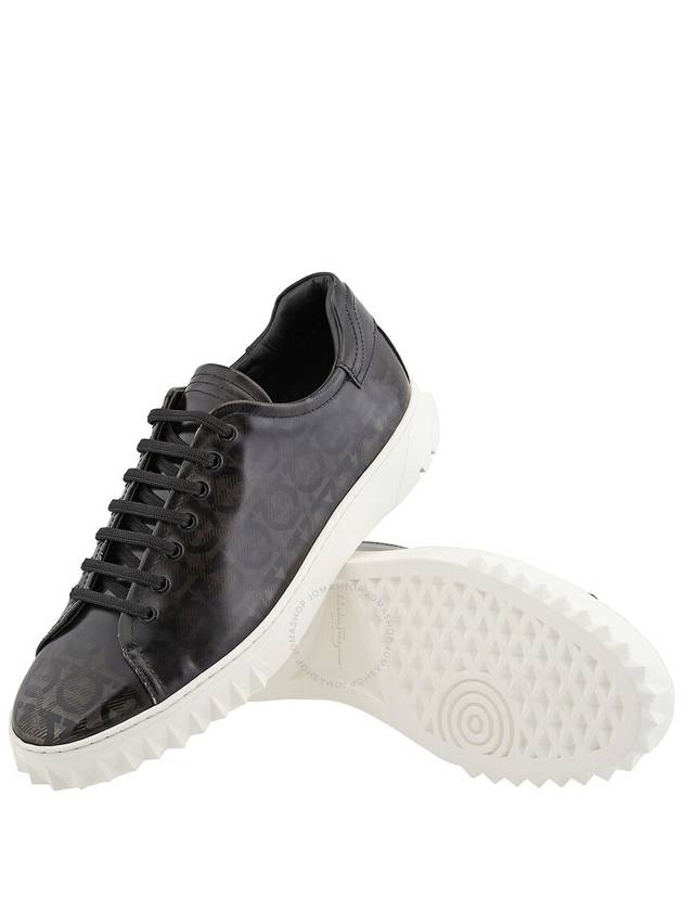 Salvatore Ferragamo Rhinoceros Grey Gancini Low-top Sneakers, Brand Size 7.5 - SALVATORE FERRAGAMO - BALAAN 2