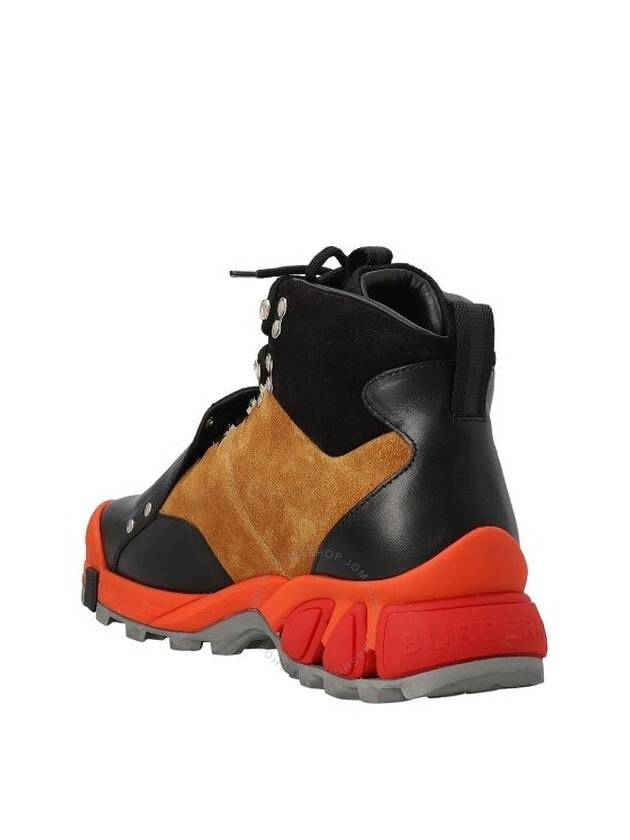 Tor Lacing Walker Boots Orange Black - BURBERRY - BALAAN 3