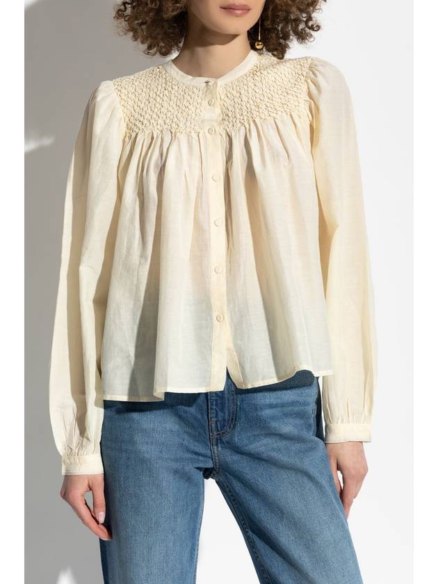 Ulla Johnson Top Soffia, Women's, Cream - ULLA JOHNSON - BALAAN 3