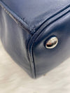 Daol Sangin Store Leather Top Handle Tote Bag Deep Blue Condition B - PRADA - BALAAN 7