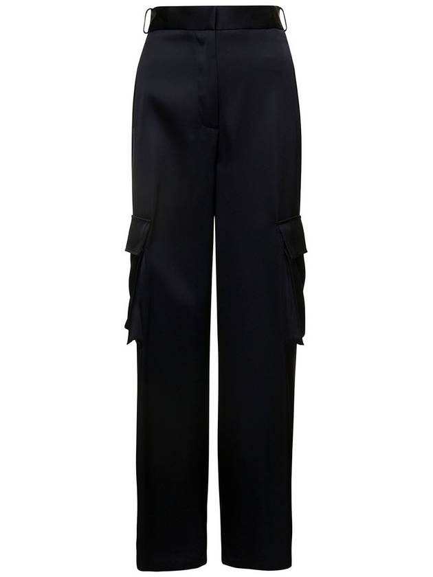 Straight Pants 10098441A068381B000 Black - VERSACE - BALAAN 2