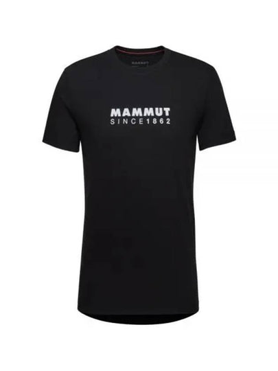 Core Logo Short Sleeve T-Shirt Black - MAMMUT - BALAAN 2