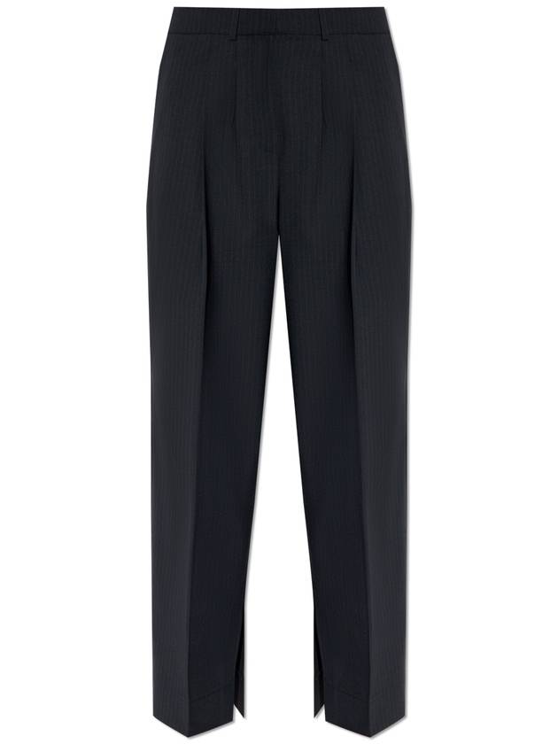 HERSKIND Creased Trousers 'Rupert', Women's, Navy Blue - BIRGITTE HERSKIND - BALAAN 1