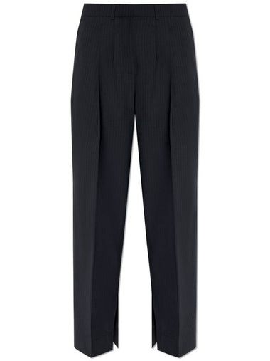 HERSKIND Creased Trousers 'Rupert', Women's, Navy Blue - BIRGITTE HERSKIND - BALAAN 1