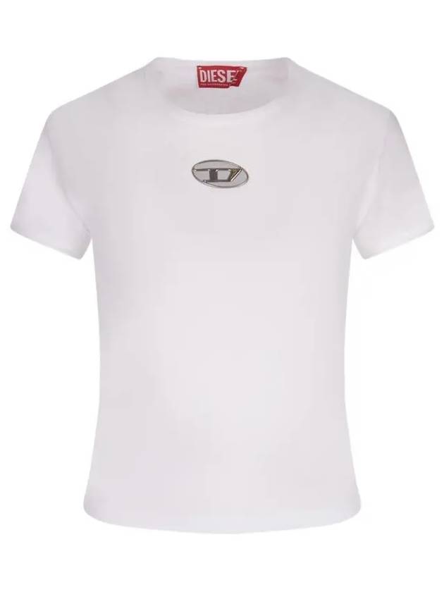 T Uncutie Long OD Short Sleeve T Shirt White - DIESEL - BALAAN 3