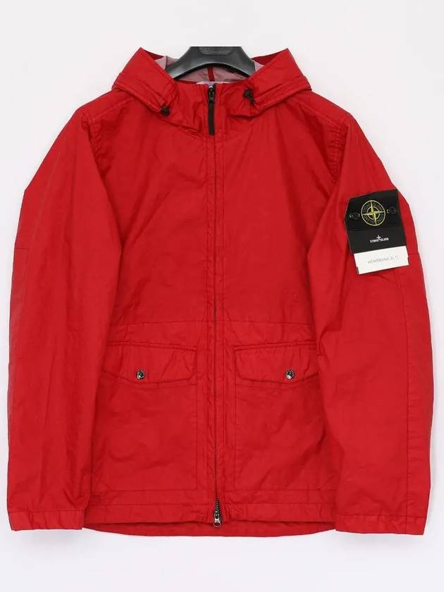 Membrana 3L TC Hooded Jacket Red - STONE ISLAND - BALAAN 2