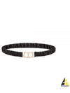 30 Montaigne Stretch Leather Belt Black - DIOR - BALAAN 2