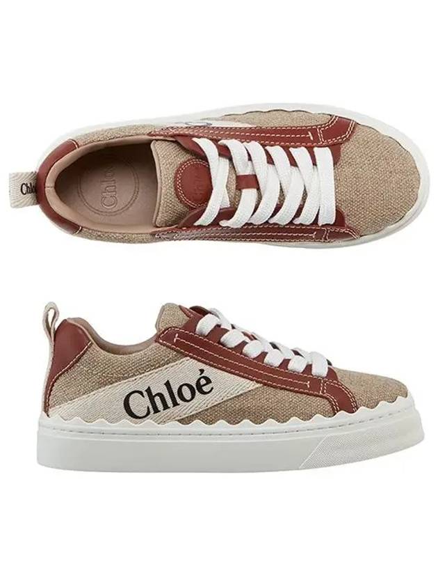 Lauren Leather Converse Low Top Sneakers Brown - CHLOE - BALAAN 5