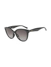 Round Gradient Cat-Eye Sunglasses Black - SALVATORE FERRAGAMO - BALAAN 4