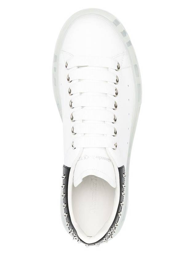 Oversized Low Top Sneakers White Black - ALEXANDER MCQUEEN - BALAAN 6