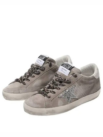 Super Star Glitter Low Top Sneakers Taupe - GOLDEN GOOSE - BALAAN 2