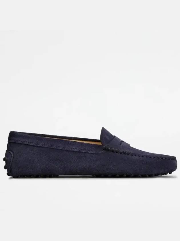 Gommino Suede Driving Shoes Blue - TOD'S - BALAAN 2