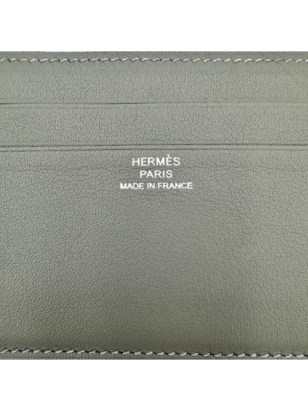 Citizen Twill Card Wallet Grey - HERMES - BALAAN 6