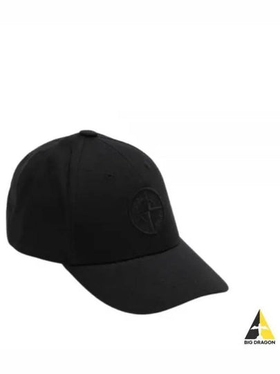 99661 Cotton Rep 6 Panel Ball Cap Black - STONE ISLAND - BALAAN 2