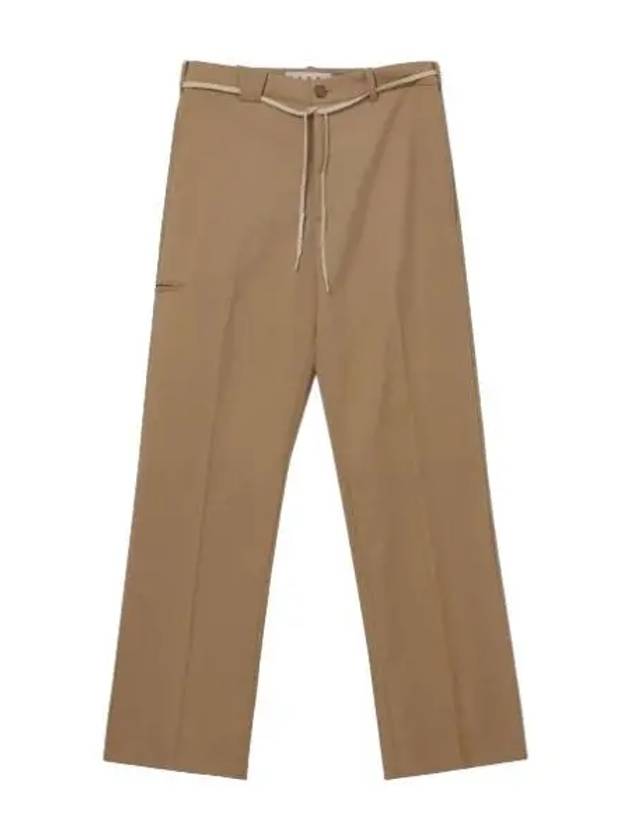 wool pants beige - MARNI - BALAAN 1