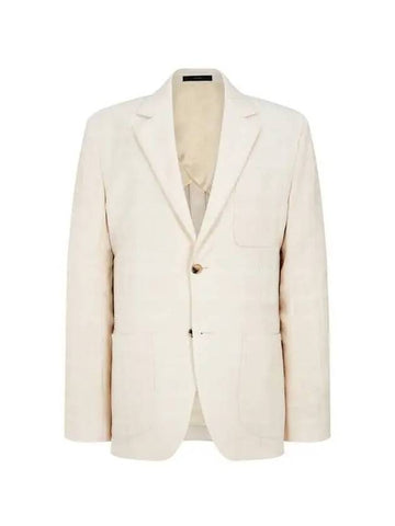 Check tissue wool single jacket light beige 271780 - PAUL SMITH - BALAAN 1